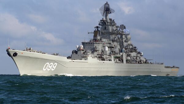 کشتی جنگی «پطر کبیر» روسیه - اسپوتنیک ایران  