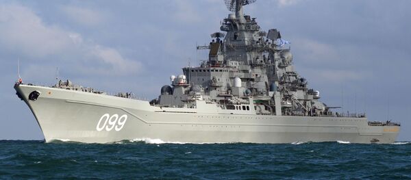 پرتاب موشک از رزمناو پتر کبیر روسیه + ویدئو - اسپوتنیک ایران  