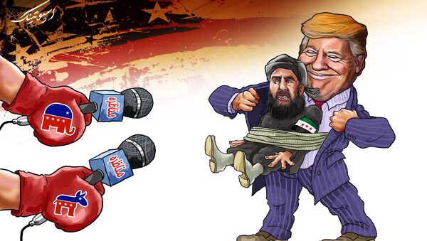 سوء استفاده ترامپ از سوریه برای مبارزات سیاسی داخلی آمریکا - اسپوتنیک ایران  
