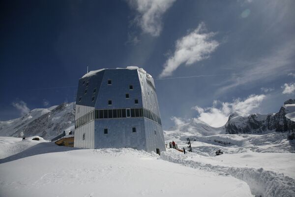 خانه ای برای کوهنوردان مونته روز، سوئیس - اسپوتنیک ایران  
