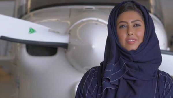خلبان زن سعودی - اسپوتنیک ایران  