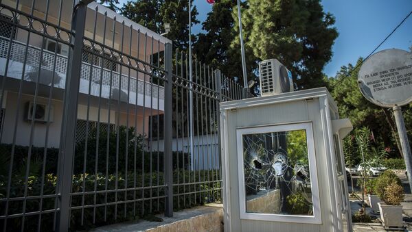 انتشار تصاویری از حمله به سفارت ایران در یونان + ویدئو - اسپوتنیک ایران  