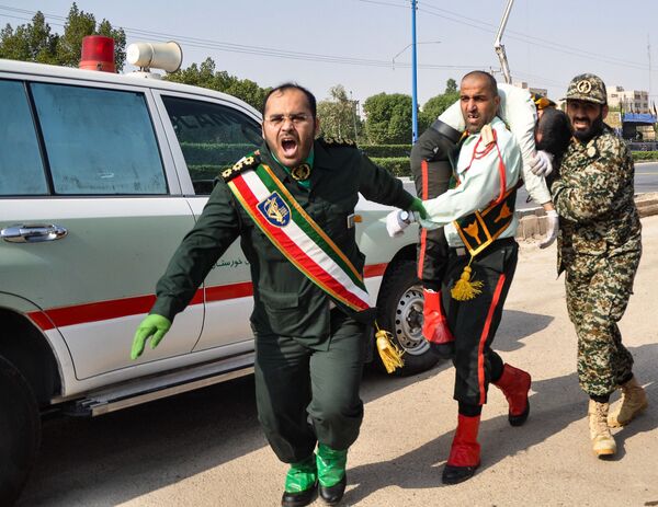 حمله تروریستی به رژه نظامی در شهر اهواز، ایران - اسپوتنیک ایران  