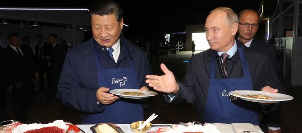 روسای جمهور روسیه و چین روسای جمهور روسیه و چین - اسپوتنیک ایران