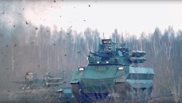 تصاویری از آزمایش ربات های نظامی روسی + فیلم - اسپوتنیک ایران  