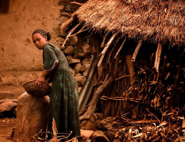 زن روستایی اتیوپی - اسپوتنیک ایران  