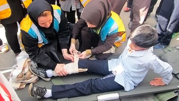 تمرینات آمادگی برای زمین لرزه در ایران - اسپوتنیک ایران  