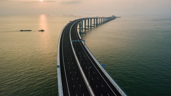 طولانی ترین پل آبی جهان در چین - اسپوتنیک ایران  