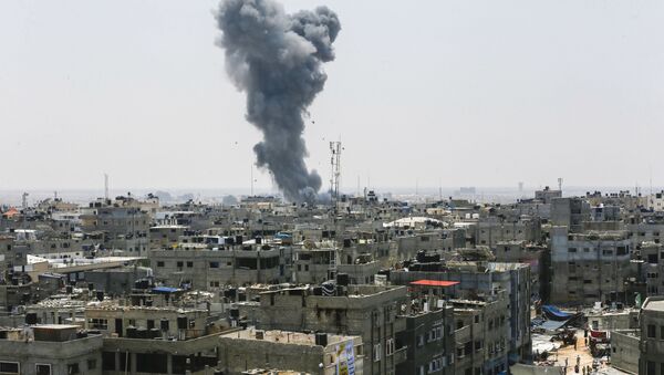 حمله هوایی اسرائیل به نوار غزه - اسپوتنیک ایران  
