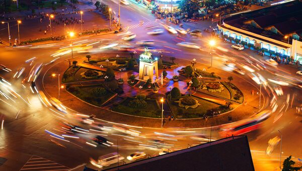 حرکت نور در شهر هوشی مین ویتنام - اسپوتنیک ایران  