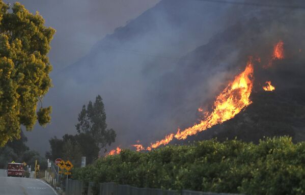 گردباد آتش در کالیفرنیا - اسپوتنیک ایران  
