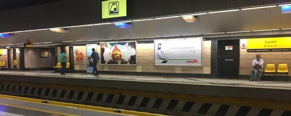قطار در متروی تهران - اسپوتنیک ایران  
