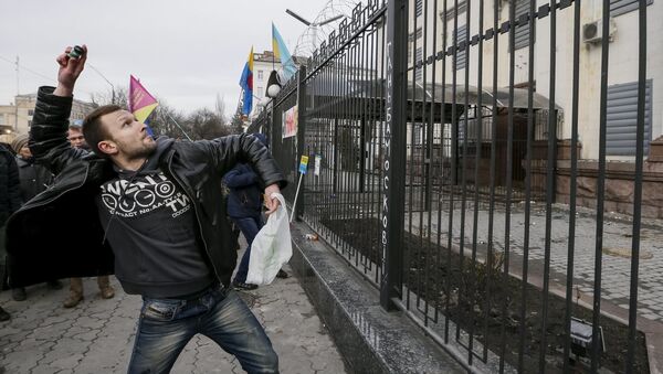 حمله به سفارت روسیه در اوکراین - اسپوتنیک ایران  