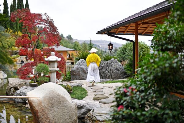 باغ ژاپنی در محوطه پارک «آیاوازوفسک» شبه جزیره کریمه - اسپوتنیک ایران  