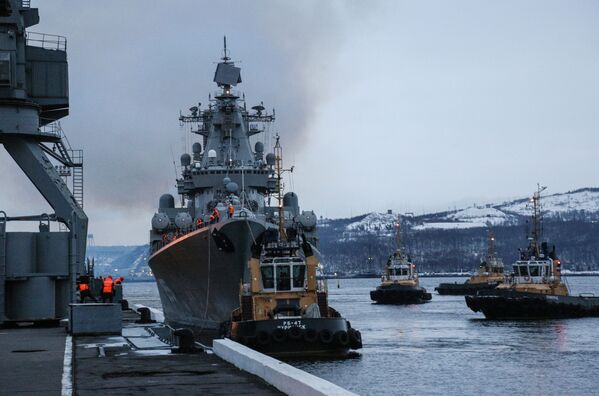 کشتی مارشال اوستینوف از ناوگان شمال روسیه - اسپوتنیک ایران  