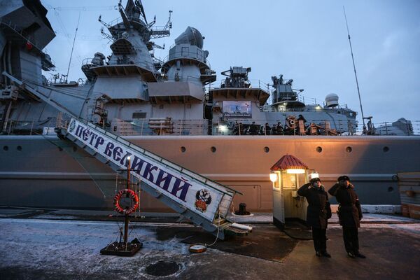 کشتی «پطر کبیر» از ناوگان شمال روسیه - اسپوتنیک ایران  