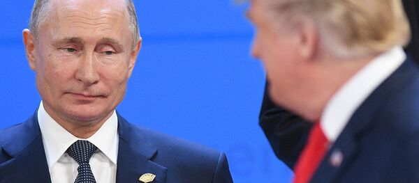 پوتین و ترامپ، نامزدهای دریافت نشان  شخص سال 2018 - اسپوتنیک ایران  