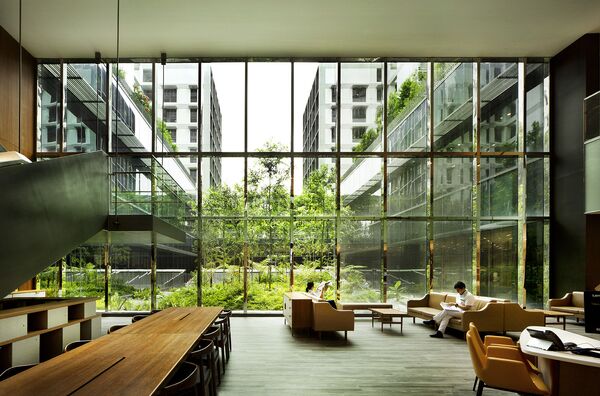 ساختمان خانه سالمندان در سنگاپور دارنده نشان بهترین ساختمان جهان در سال ۲۰۱۸ - اسپوتنیک ایران  