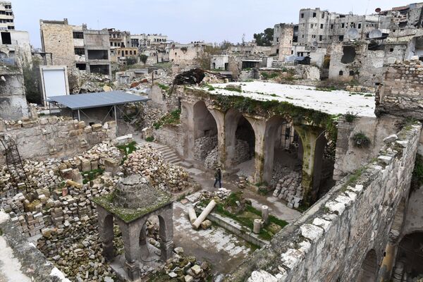 کنیسه ویران شده در حلب، سوریه - اسپوتنیک ایران  