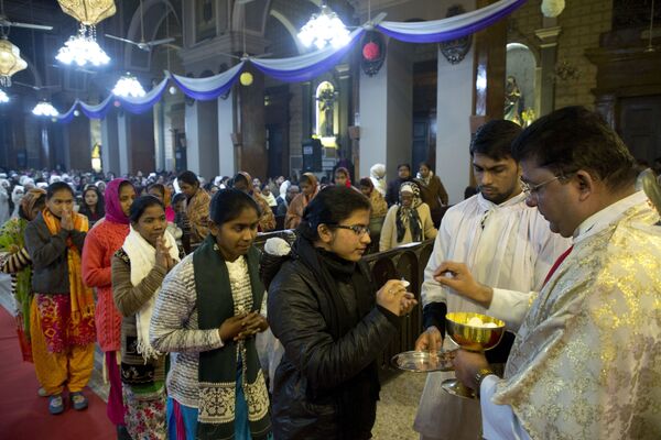 جشن کریسمس در هند - اسپوتنیک ایران  