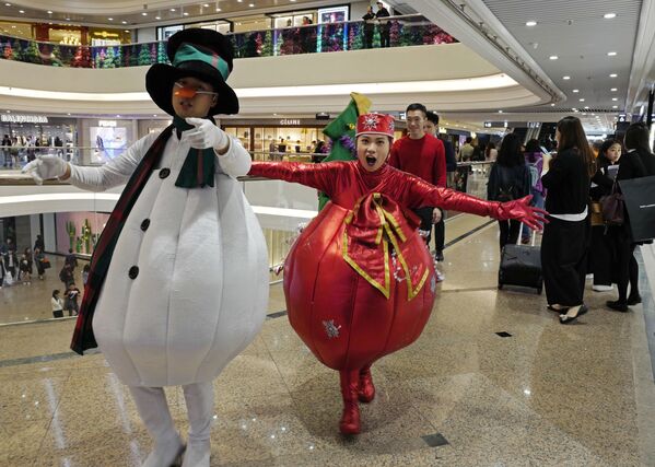 جشن کریسمس در هنگ کنگ - اسپوتنیک ایران  