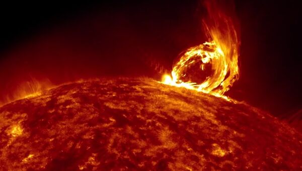 ناسا تف شیطان در خورشید را نشان داد - اسپوتنیک ایران  