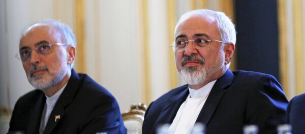 Глава Организации по атомной энергии Ирана Али Акбар Салехи и министр иностранных дел Ирана Джавад Зариф - اسپوتنیک ایران  
