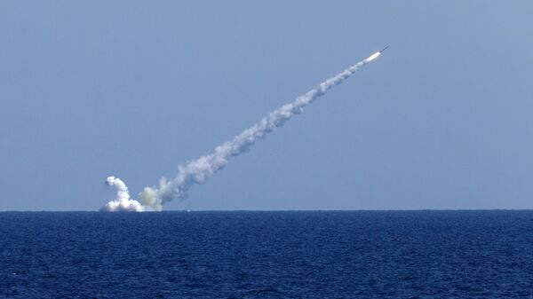شلیک موشک کروز روسی کالیبر از زیردریایی کولپینو + ویدئو - اسپوتنیک ایران  