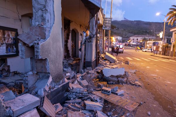 ویرانی های زلزله ایتالیا - اسپوتنیک ایران  