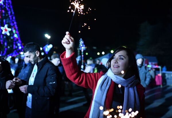 جشن سال نو در یالتا - اسپوتنیک ایران  