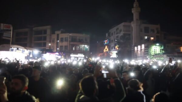 جشن و پایکوبی سال نو در دمشق جنگ زده + ویدئو - اسپوتنیک ایران  