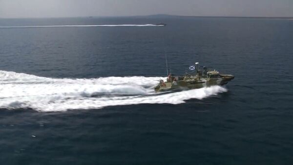 رزمایش دریایی مشترک ایران و روسیه در دریای خزر - اسپوتنیک ایران  