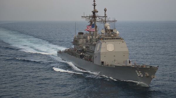 کشتی آمریکایی تحت کنترل شناور روسیه در دریای سیاه - اسپوتنیک ایران  