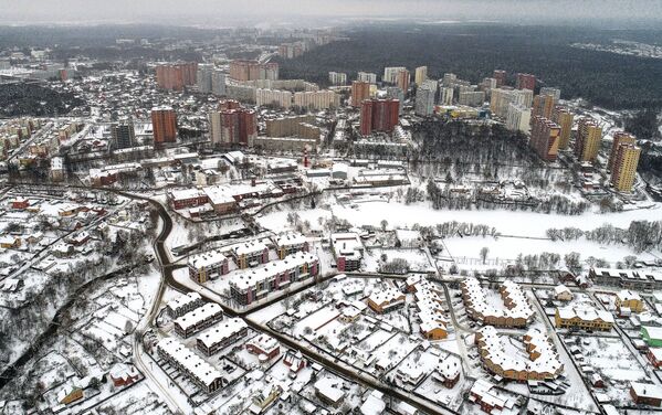 شهر مسکو با پوششی از برف سفید - اسپوتنیک ایران  