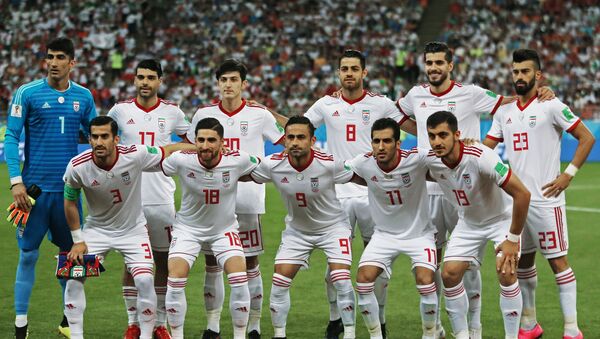 گل اول بازی توسط ژاپن در دروازه ایران - اسپوتنیک ایران  