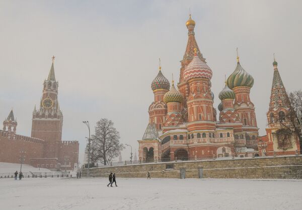عکس های زمستانی از گوشه و کنار جهان-میدان سرخ مسکو - اسپوتنیک ایران  