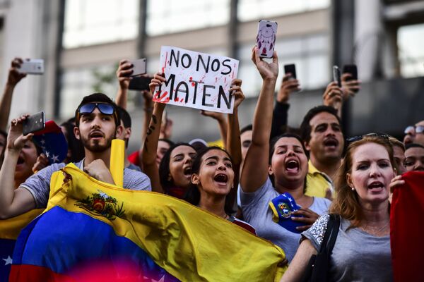 تظاهرات در ونزوئلا - اسپوتنیک ایران  