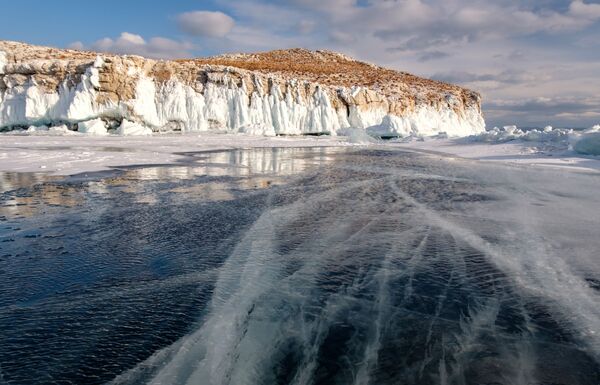 یخ های روی دریاچه بایکال - اسپوتنیک ایران  