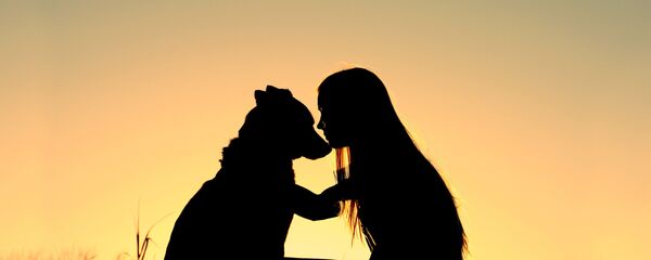 سگ و دختر در غروب سگ و دختر در غروب - اسپوتنیک ایران