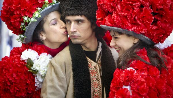 برگزاری جشن ولنتاین-رومانی - اسپوتنیک ایران  