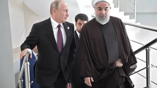 پوتین و روحانی درباره ابتکار ایران برای امنیت در تنگه هرمز بحث و گفتگو کردند - اسپوتنیک ایران  