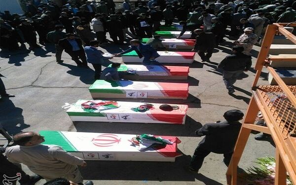 تشیع پیکر کشته شدگان حادثه تروریستی زاهدان - اسپوتنیک ایران  