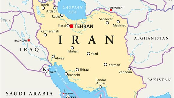 Карта Ирана - اسپوتنیک ایران  