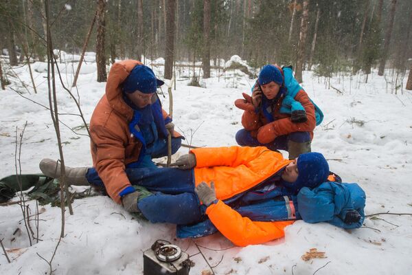 تمرین فضانوردان در شرایط اضطراری یخ بندان در روسیه - اسپوتنیک ایران  