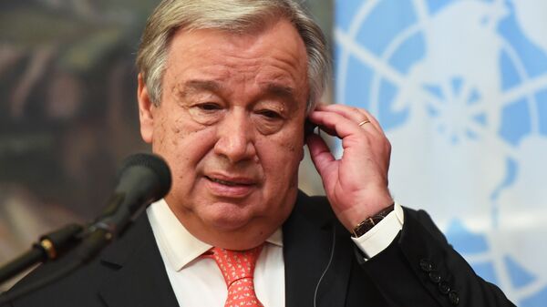 دبیر کل سازمان ملل: پاندمی بشریت را به زانو درآورد - اسپوتنیک ایران  
