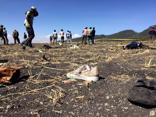 محل سقوط هواپیمای شرکت هواپیمایی «اتیوپی ایرلاینز» در جنوب شرق آدیس ابابا - اسپوتنیک ایران  
