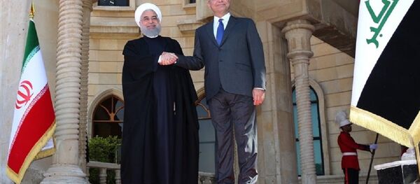 استقبال رسمی رئیس جمهور عراق از روحانی استقبال رسمی رئیس جمهور عراق از روحانی - اسپوتنیک ایران