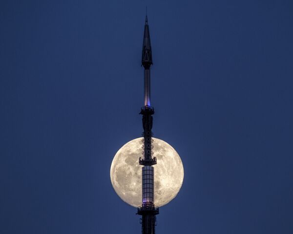 قرص ماه کامل در نیویورک - اسپوتنیک ایران  