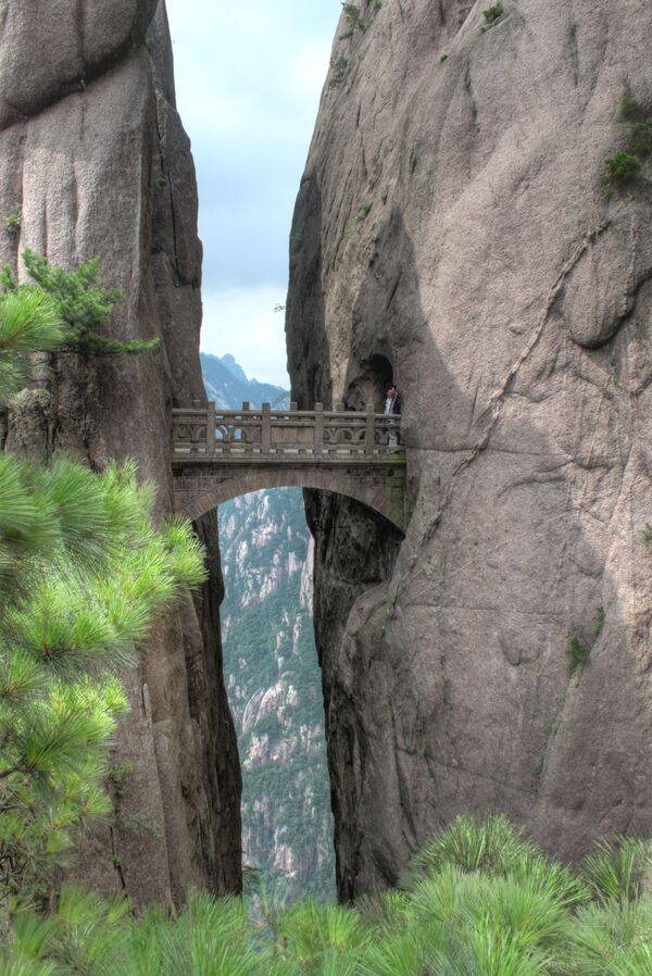 پل کوهی در چین -Huashan - اسپوتنیک ایران  