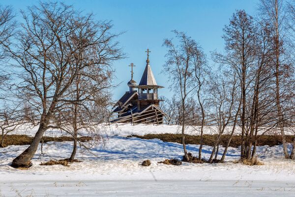 دو کلیسای بزرگ چوبی در جمهوری کارلیا در روسیه - اسپوتنیک ایران  
